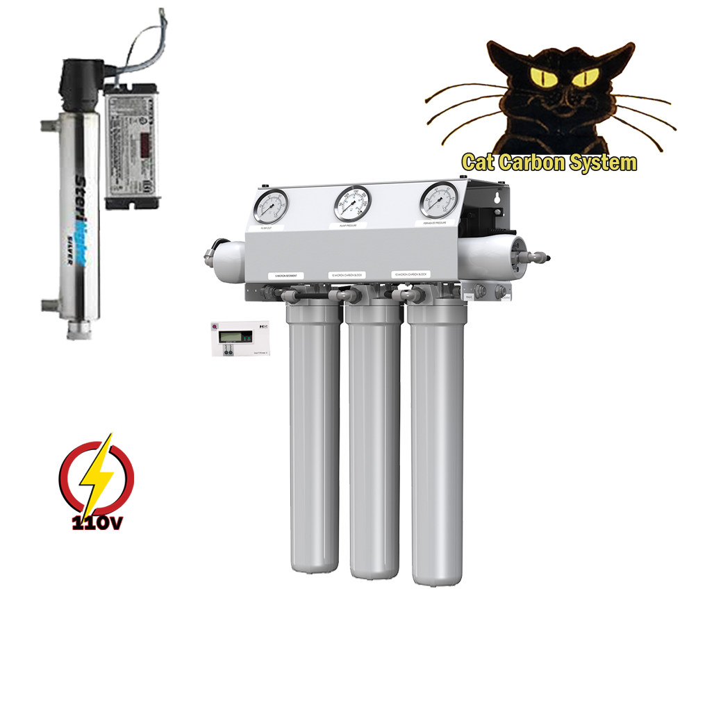 Brewing Water 200 GPD  20" Cat Carbon Reverse Osmosis System