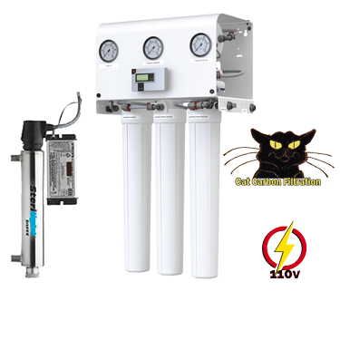Brewing Water 500 GPD CAT Reverse Osmosis System