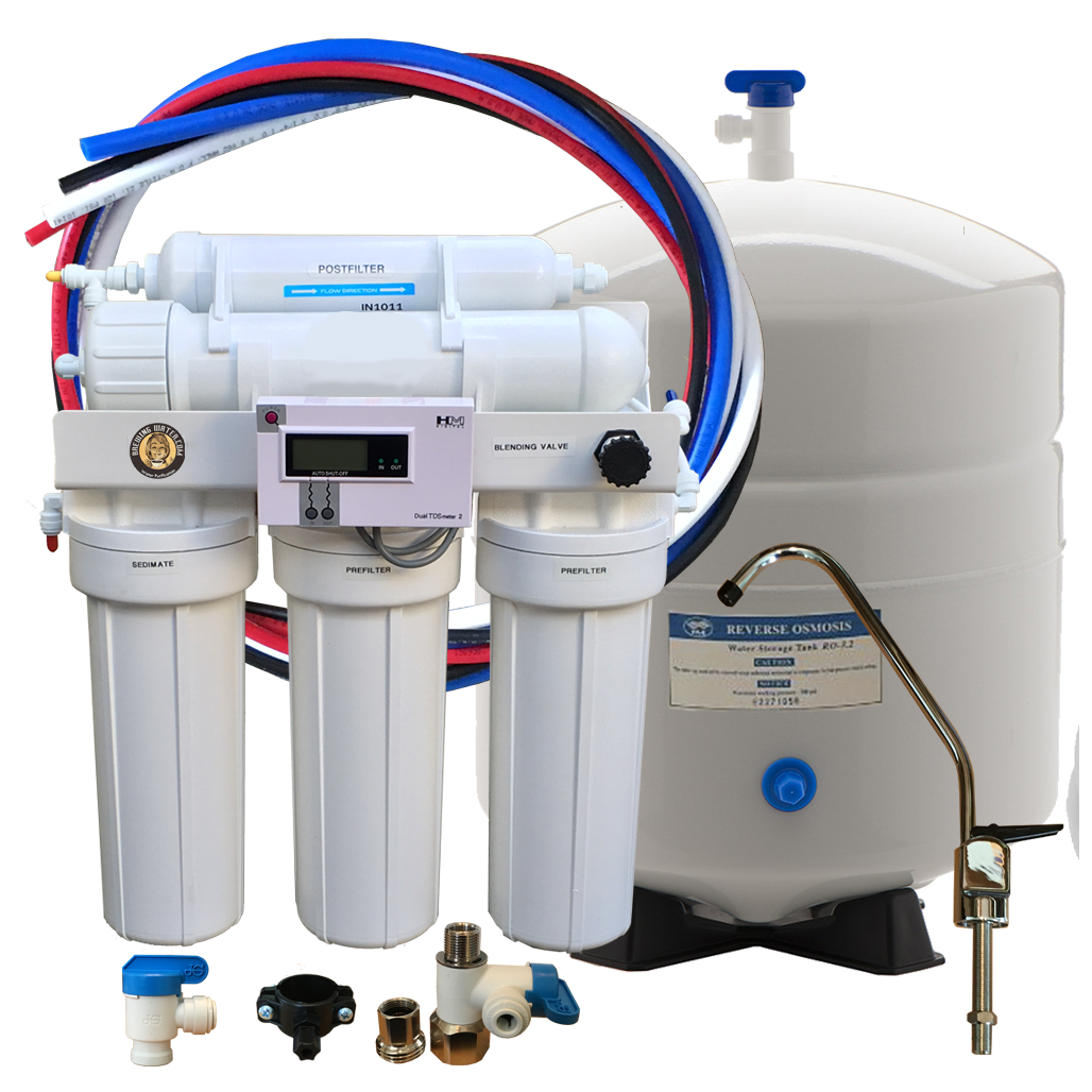 Brewing Water 75 GPD Home Reverse Osmosis System
