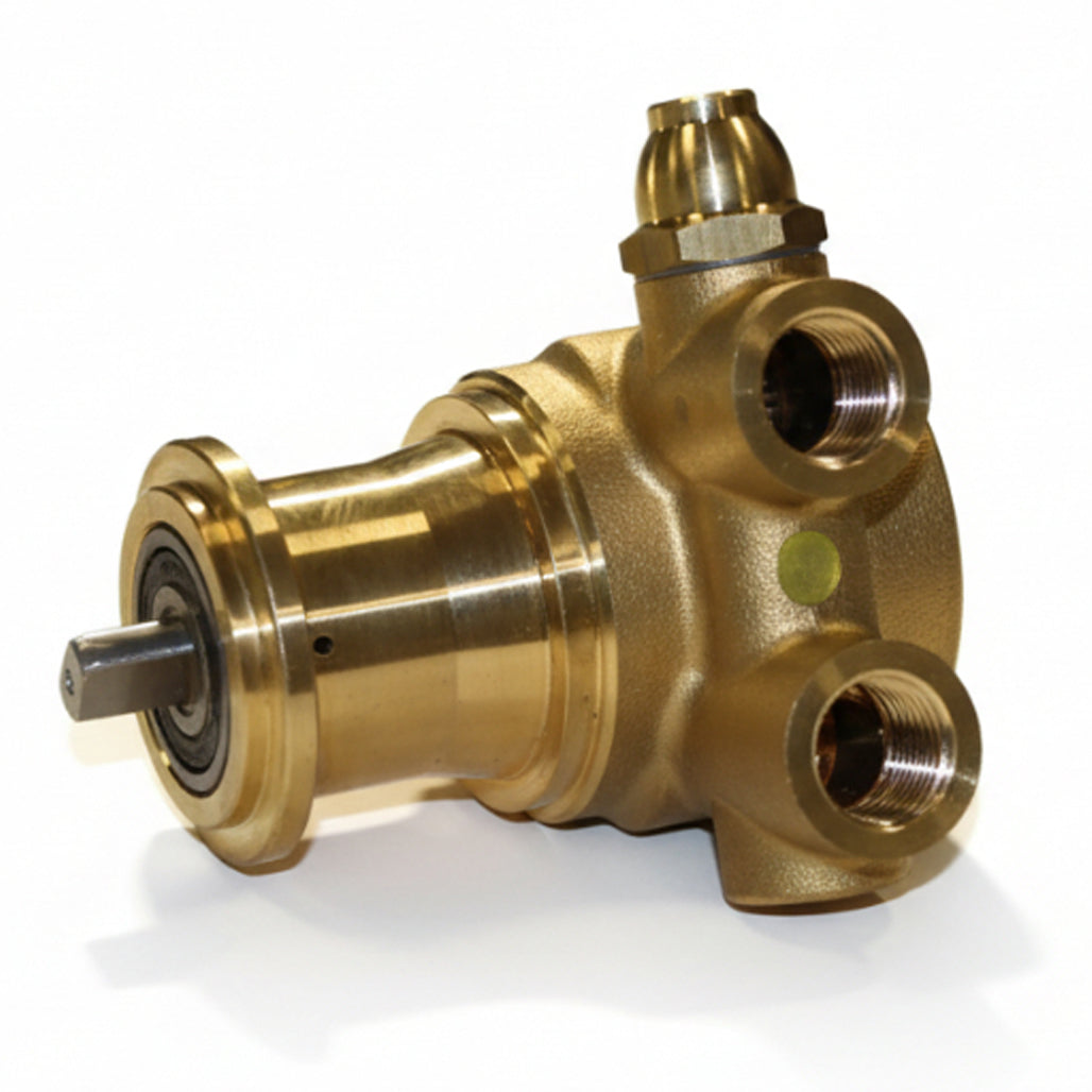 Reverse osmosis system brass pump for coffee brewing with blending valve and UV