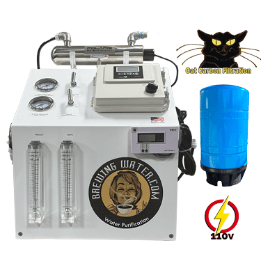 Brewing Water 850 Reverse Osmosis System with CAT Carbon Filtration